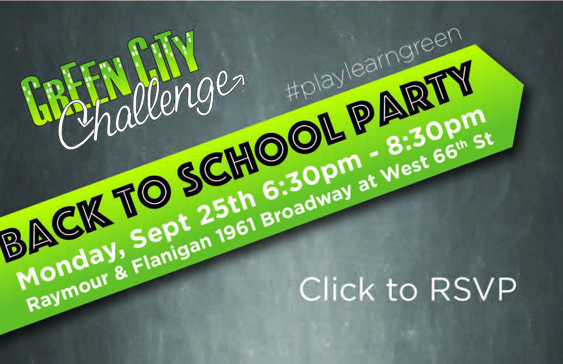 GreenCityChallenge Back to School Party